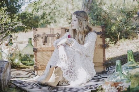 Hippie Lace Wedding Dress