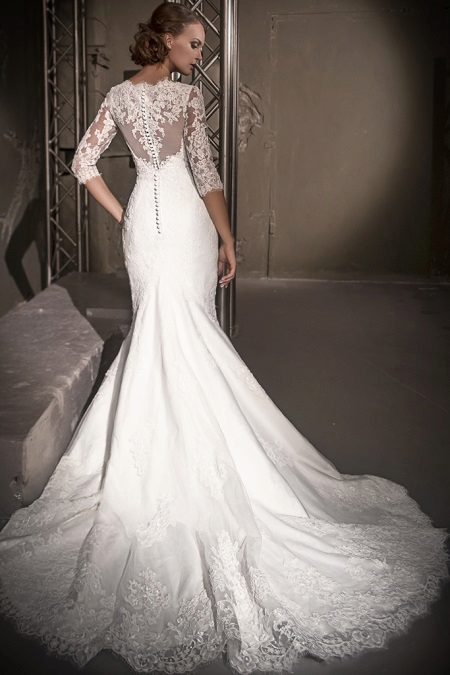 Button Back Wedding Dress