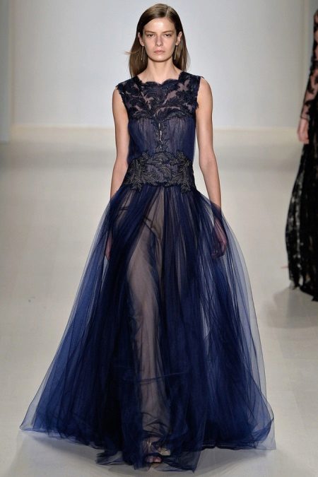 Tadashi Shoji Evening Dress Blue