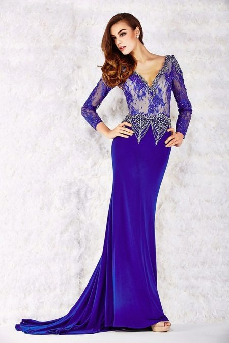 Angela & Alison Evening Dress Blue