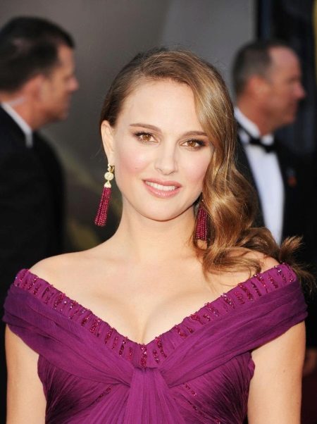 Makeup for Natalie Portman Purple Dress