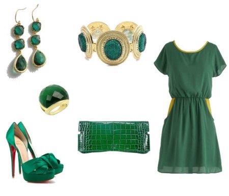 Emerald Accessories for Emerald Dress