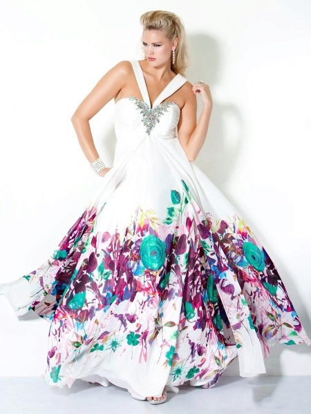 Jovani vestit de nit més gran per als greixos