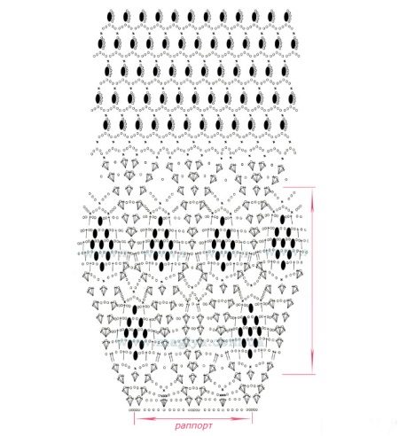 Hæklet brudekjole under