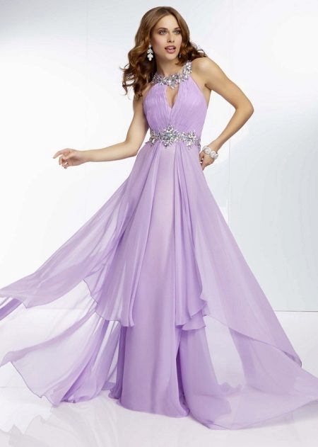 Evening lilac dress direct