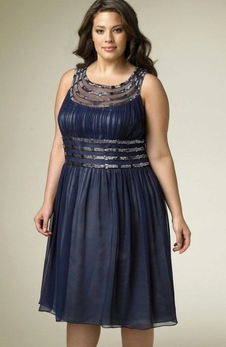 Short gown for full in greek style