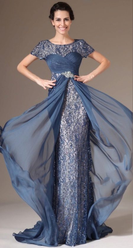 Dress for slender mother of the bride