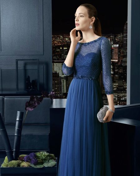 Vestit de nit de màniga de tres quarts