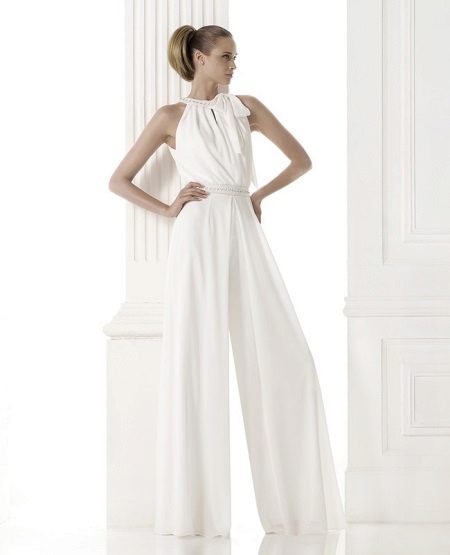 Wedding jumpsuit pronovias