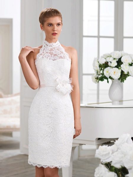 Sheath Lace Wedding Dress