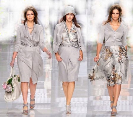 Elegant large-size evening suits