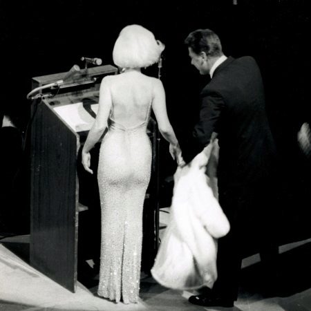 Marilyn Monroe Open Back Evening Dress