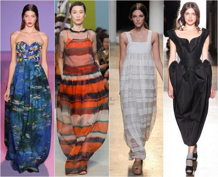 Evening gowns balloon