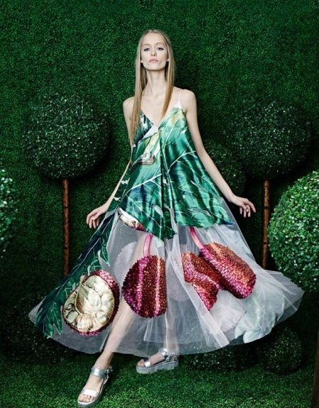 Midi evening summer dress