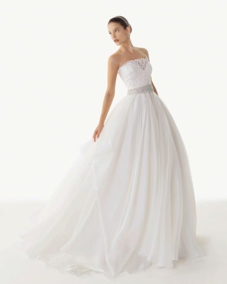 Wedding dress from Rosa Clara 2013 with lace corset