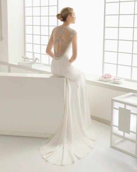 2016 Open Back Wedding Dress