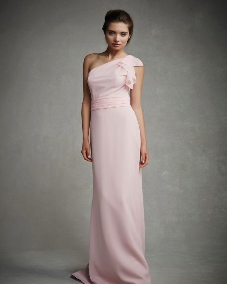 One shoulder prom dress