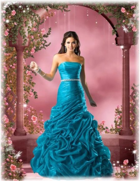 Abito da sposa blu navy