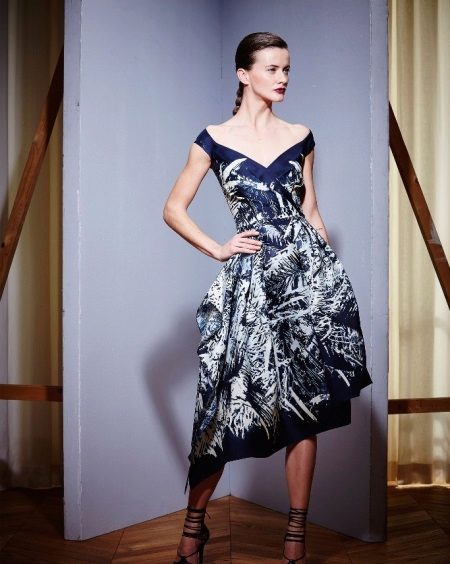 New Year's evening triangle dress