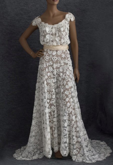 Irish Lace Knitted Wedding Dress