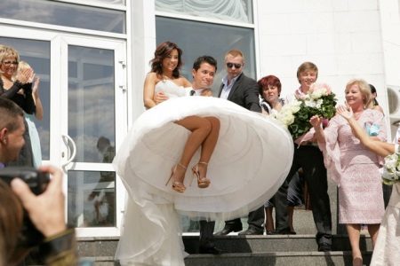 Wedding dress with hench Ani Lorak