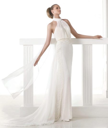 American armhole wedding dress