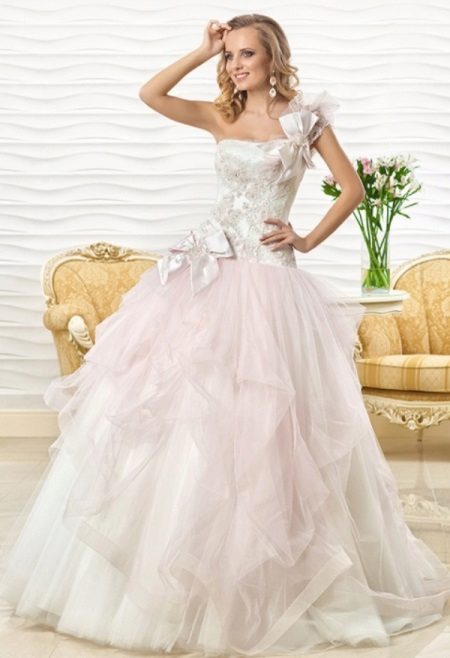 Color wedding dress from Oksana Mukha