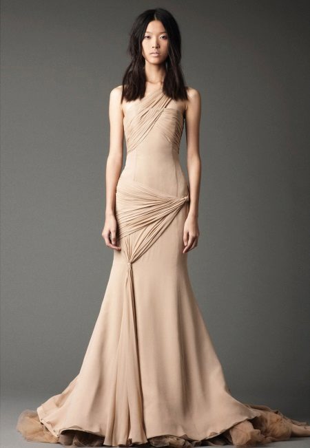 Vera Wong Draped Wedding Dress