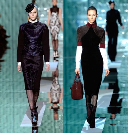 The choice of shoes for velvet dresses