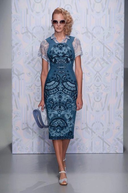 Ravna traper haljina