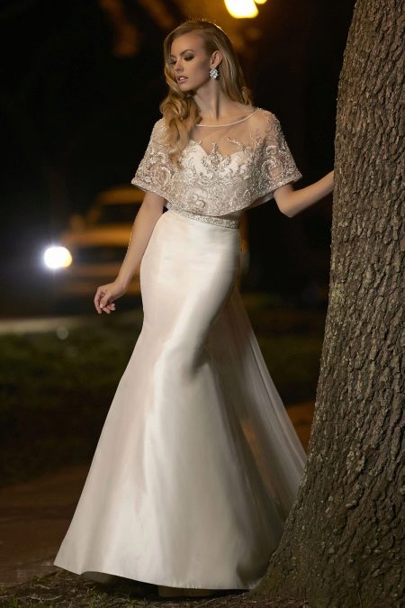 Floor-length wedding dress