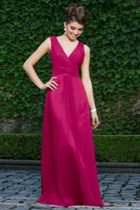 Pakaian raspberi panjang