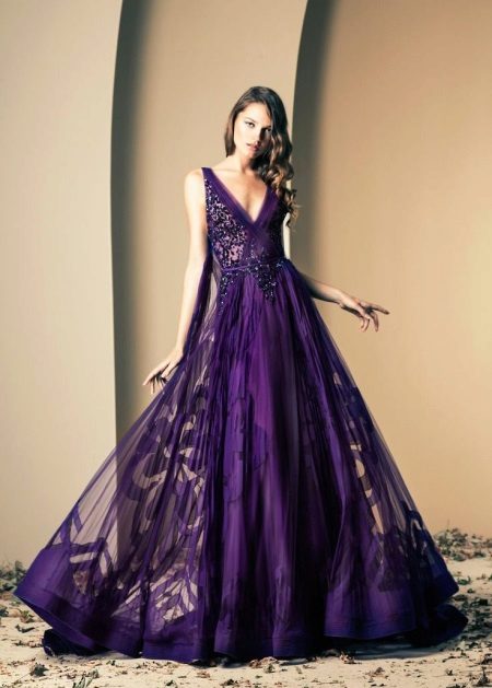 Beautiful eggplant dress