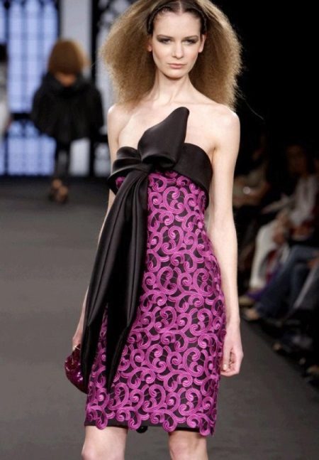 Straight cut knit dress