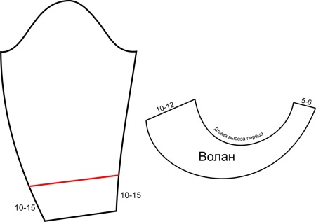 Modeling the sleeve and shuttlecock of an evening dress on one shoulder