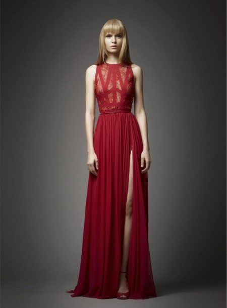 Red Evening Dress by Eli Saab
