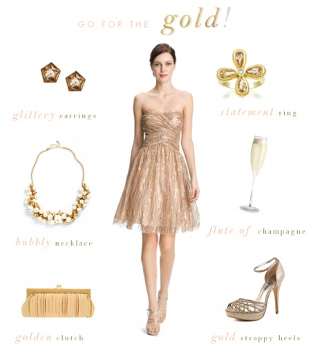 Gold Dress Accessories
