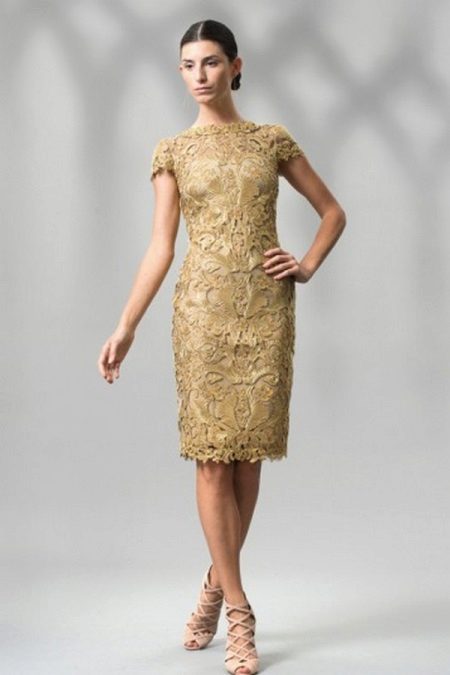 Gold Sheath Dress