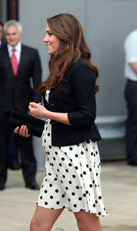White Dress Pea Kate Middleton