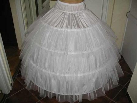 petticoat with frills on the rings