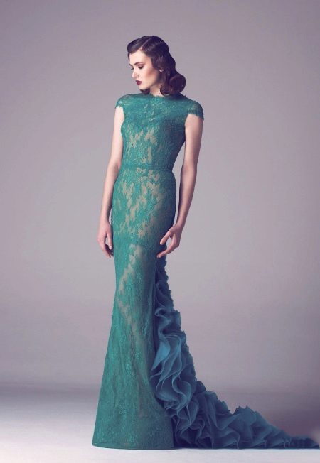  Sea Wave Evening Dress