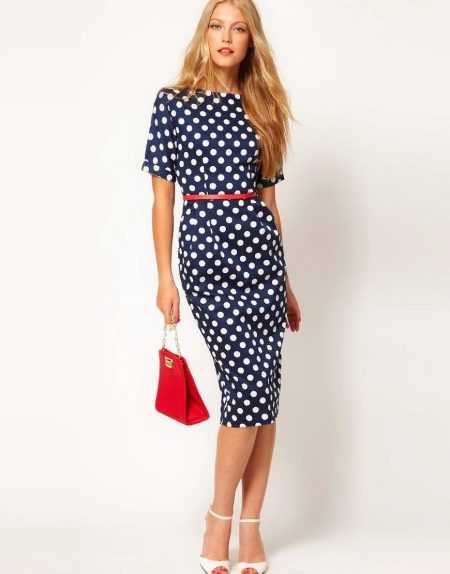 Color dress with core