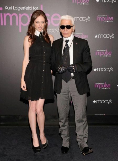 Dress with a white collar from Karl Lagerfeld