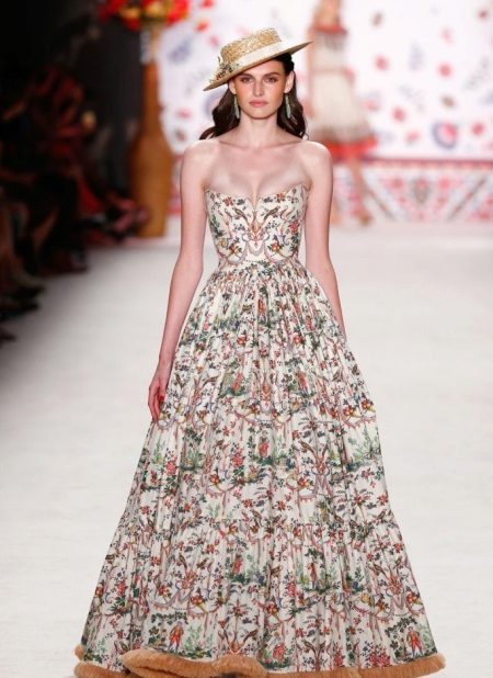 Evening vintage dress color