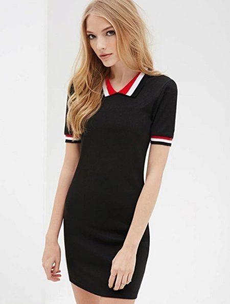 Polo dress without fasteners