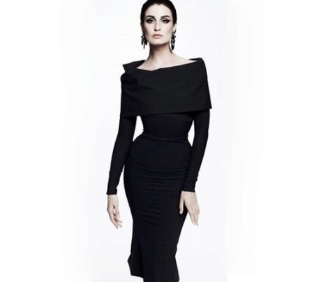 Dress for women with hourglass figure