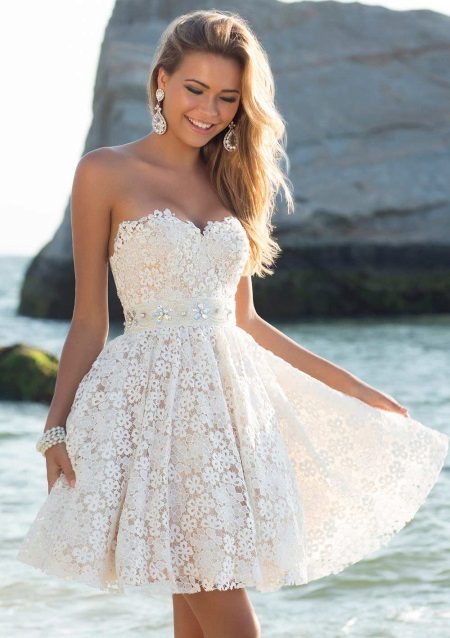 Beautiful high waist flared dress