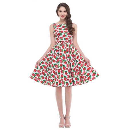 50s style dress for slim women