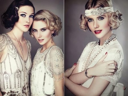 Gatsby style hairstyle