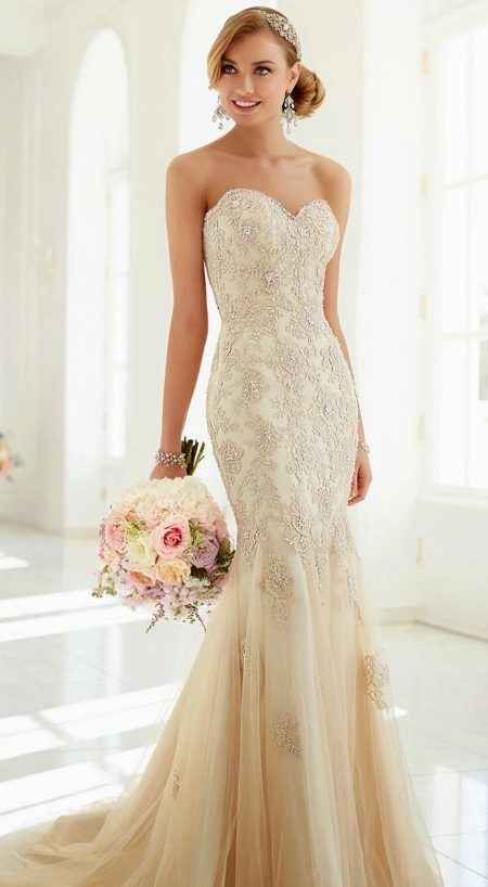 Wedding dress mermaid ivory